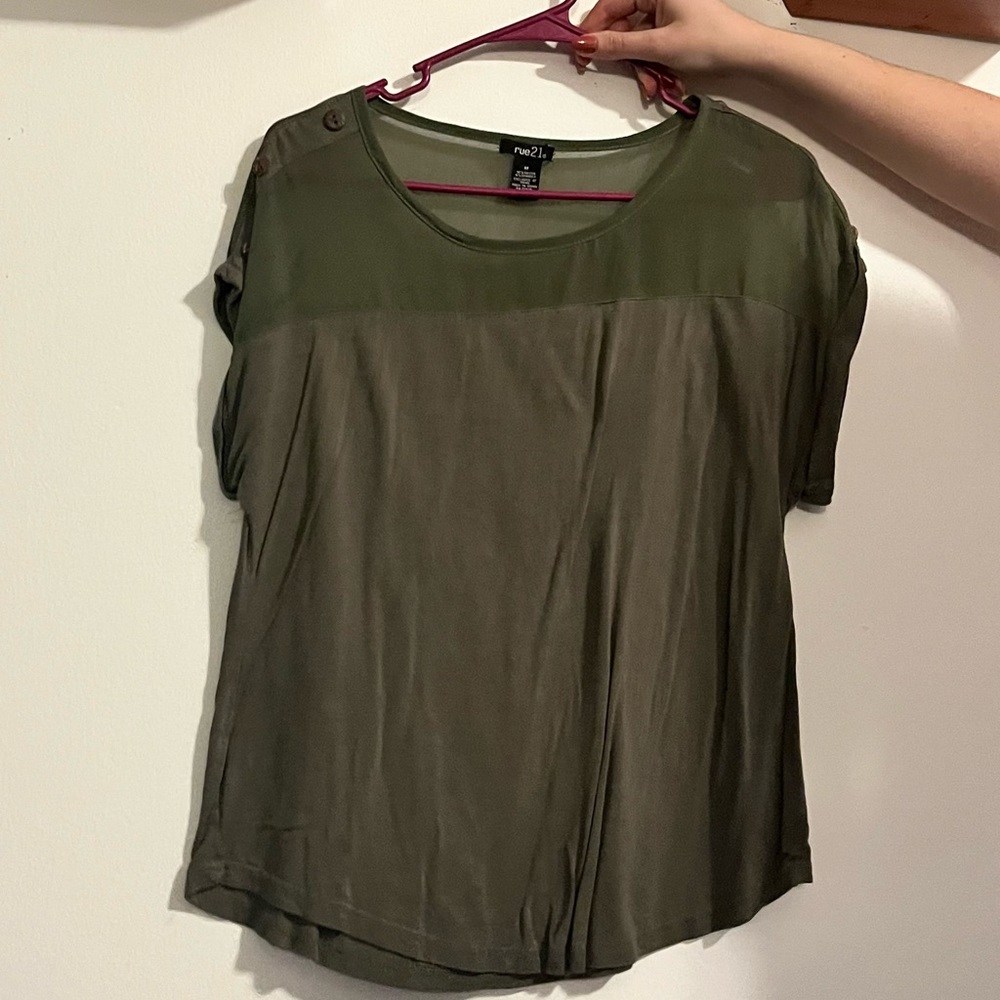 Olive Green blouse